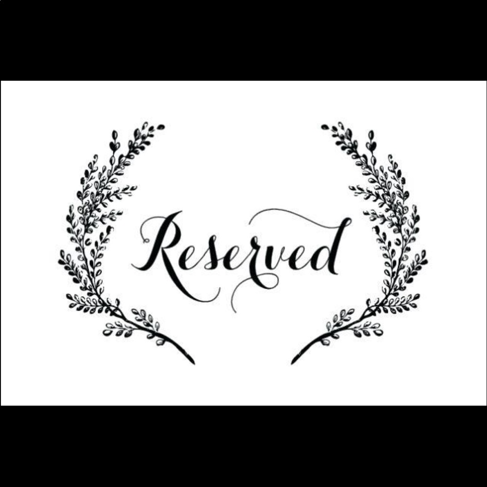 Reserved listing for Michelle O. ONLY